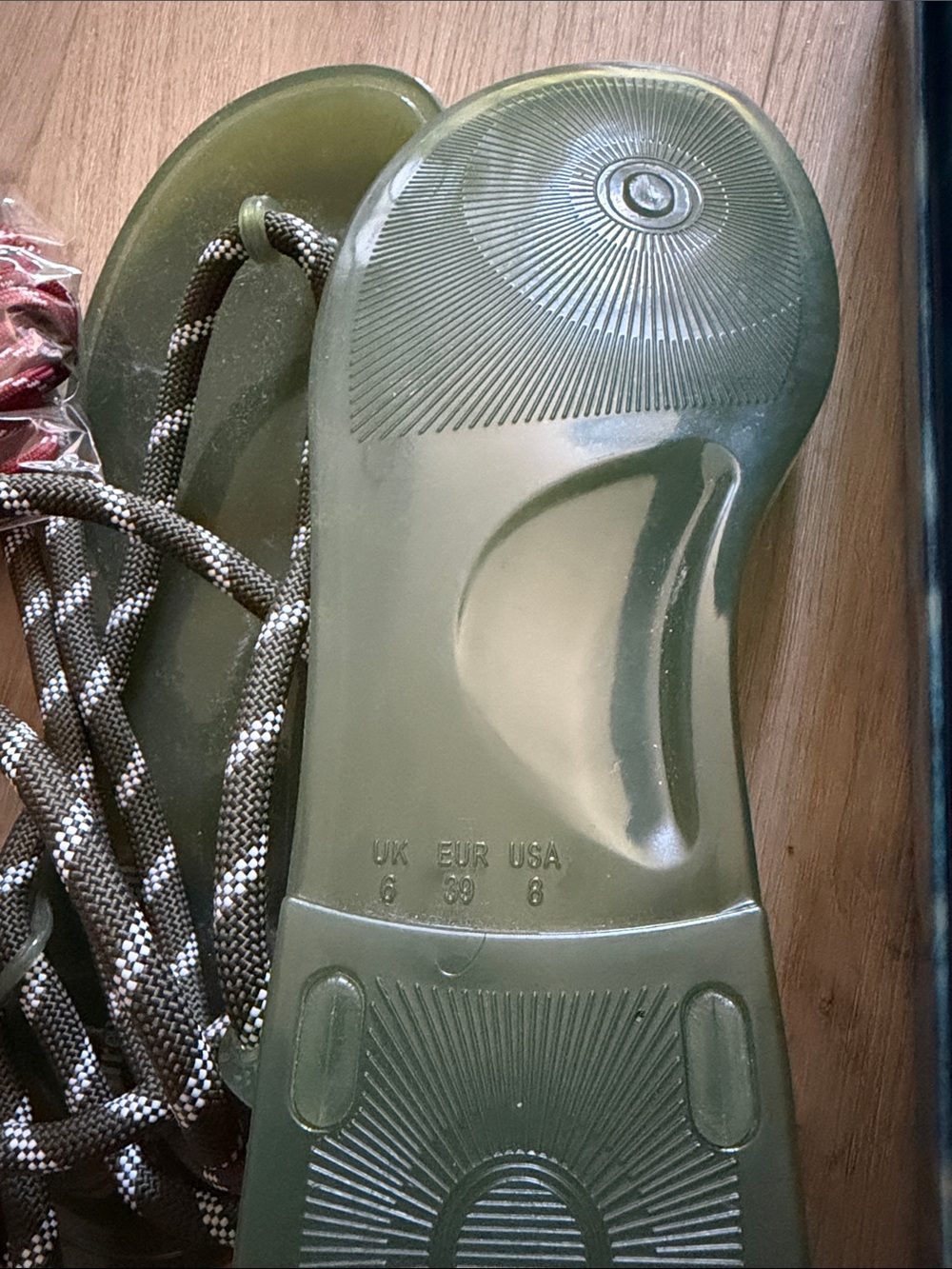 Jeffrey Campbell for Free People Sunset Blvd Sandals Olive Green - Picture 2 of 3